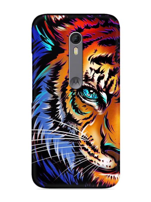 Colorful Lion Art Snap Case for Motorola Moto X Style