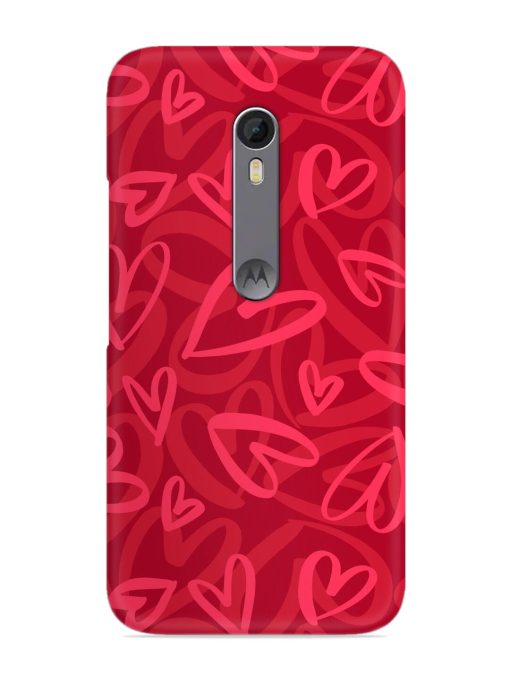 Seamless Romantic Pattern Snap Case for Motorola Moto X Style Zapvi