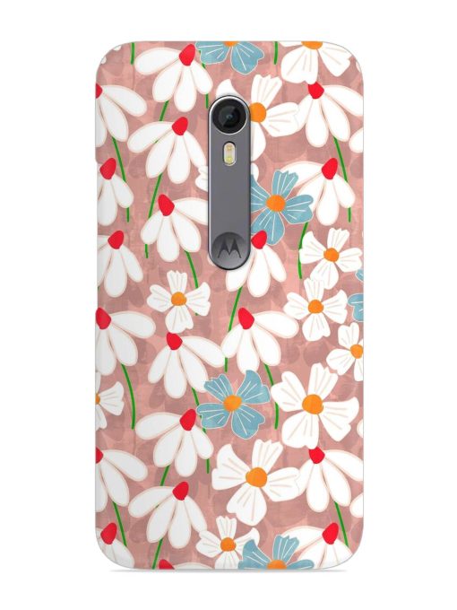 Abstract Petal Flowers Snap Case for Motorola Moto X Style Zapvi