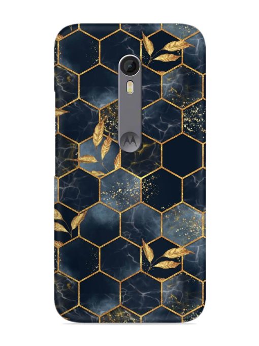 Marble Hexagon Seamless Snap Case for Motorola Moto X Style Zapvi