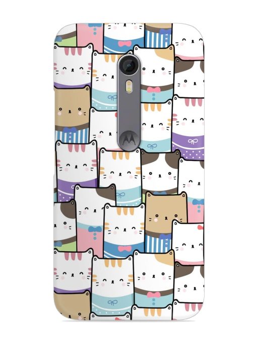 Cute Adorable Cat Snap Case for Motorola Moto X Style