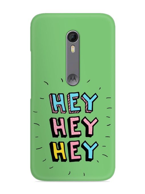 Hey Vector Cartoon Snap Case for Motorola Moto X Style Zapvi