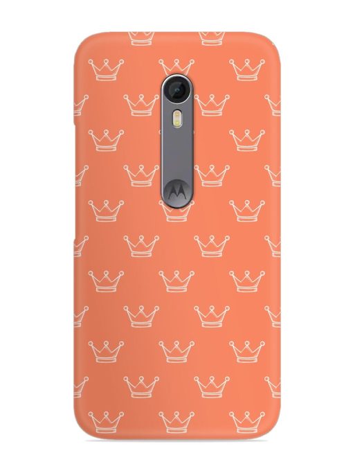 Hand Drawn Crown Snap Case for Motorola Moto X Style Zapvi