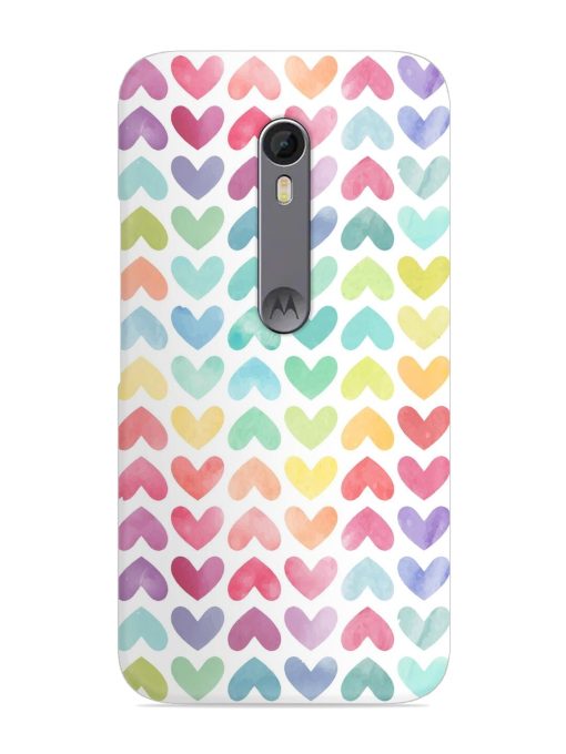 Seamless Colorful Watercolor Snap Case for Motorola Moto X Style Zapvi