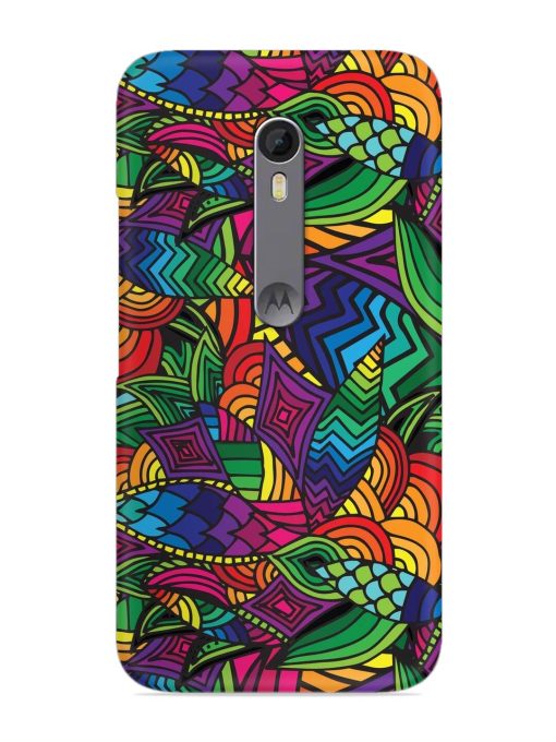 Abstract Multicolor Seamless Snap Case for Motorola Moto X Style Zapvi