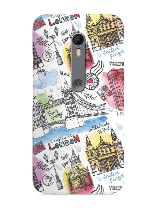 Vector London Landmark Snap Case for Motorola Moto X Style Zapvi