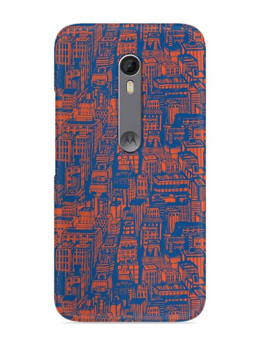 Hand Drawn Seamless Snap Case for Motorola Moto X Style Zapvi