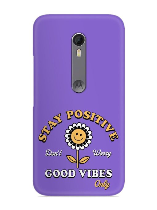 Retro Positive Flower Snap Case for Motorola Moto X Style Zapvi