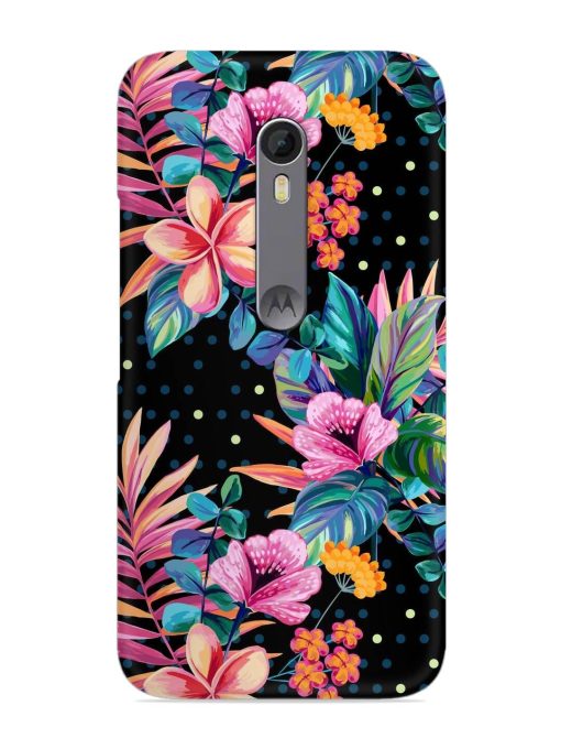 Seamless Floral Pattern Snap Case for Motorola Moto X Style Zapvi