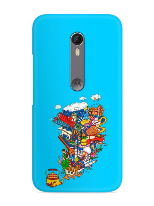 Vector Design Indian Snap Case for Motorola Moto X Style Zapvi