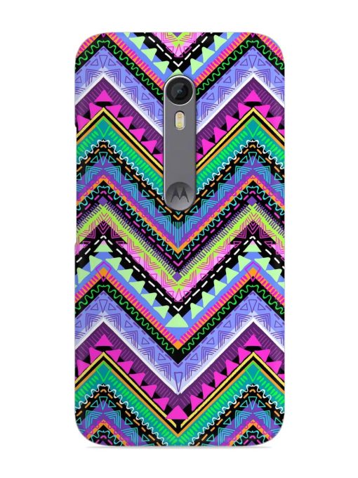 Tribal Aztec Print Snap Case for Motorola Moto X Style Zapvi