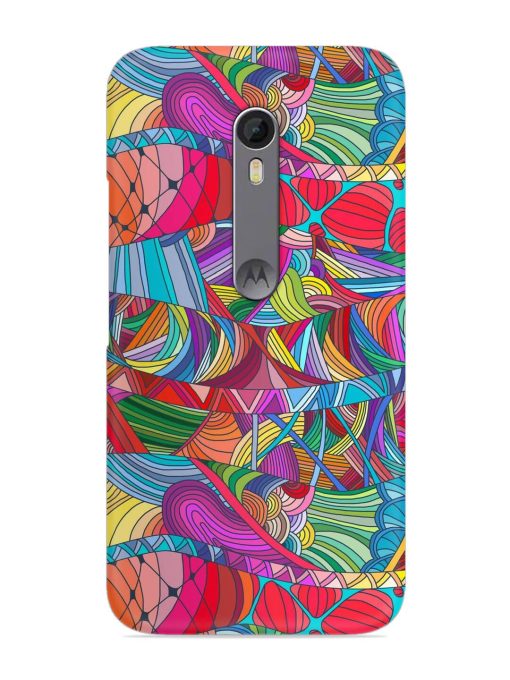 Seamless Patterns Hand Drawn Snap Case for Motorola Moto X Style Zapvi