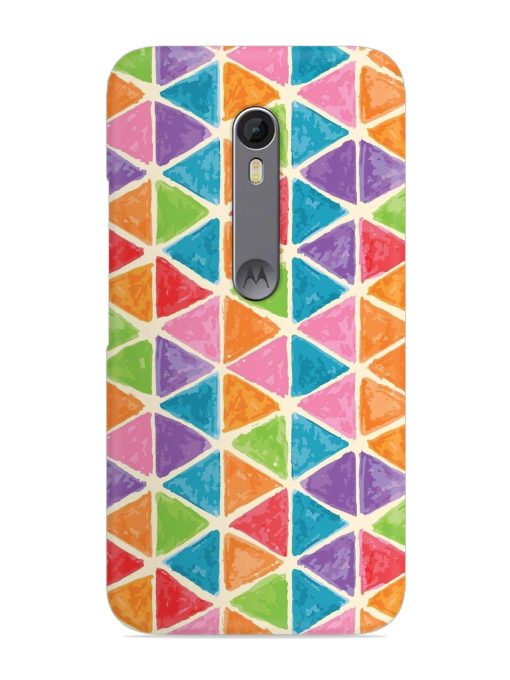 Seamless Colorful Isometric Snap Case for Motorola Moto X Style