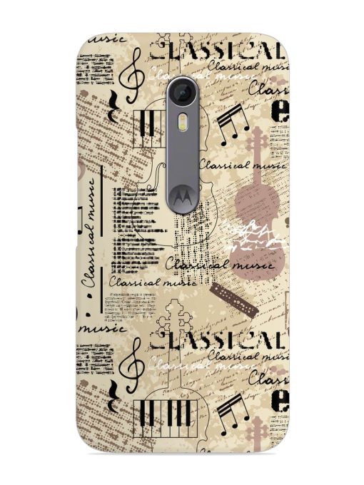 Classical Music Lpattern Snap Case for Motorola Moto X Style Zapvi