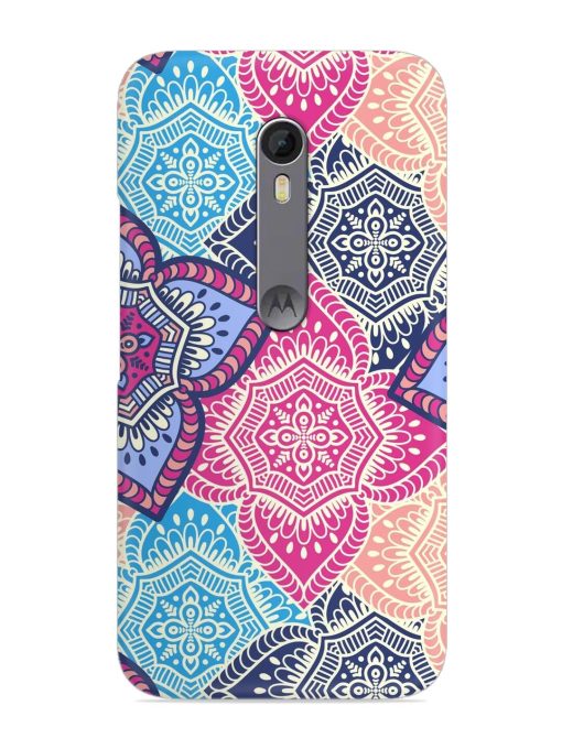 Ethnic Floral Seamless Snap Case for Motorola Moto X Style Zapvi