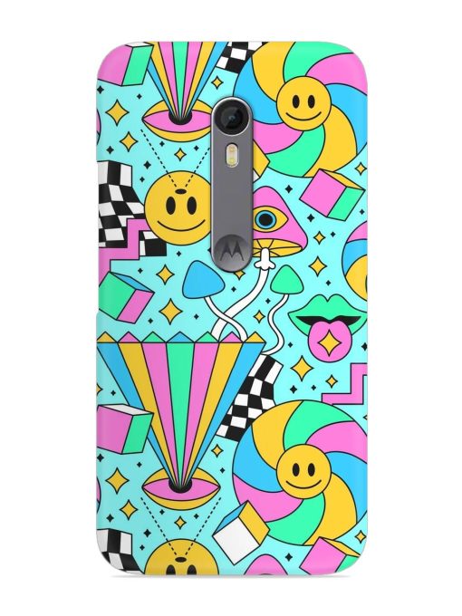 Trippy Rainbow 60S Snap Case for Motorola Moto X Style