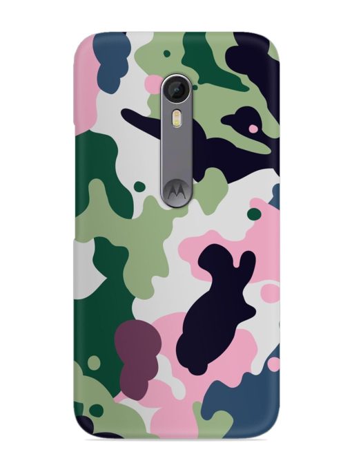 Seamless Funky Camouflage Snap Case for Motorola Moto X Style Zapvi