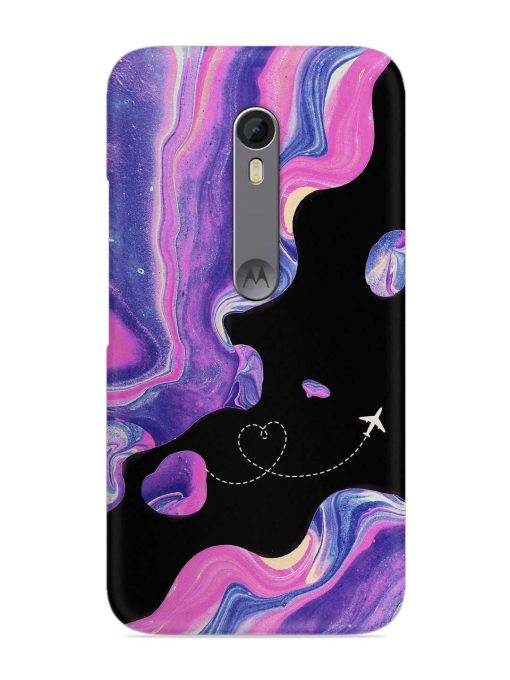 Glitter Art Snap Case for Motorola Moto X Style Zapvi