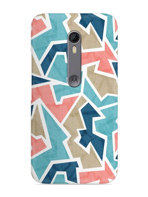 Vintage Geometric Triangle Snap Case for Motorola Moto X Style Zapvi