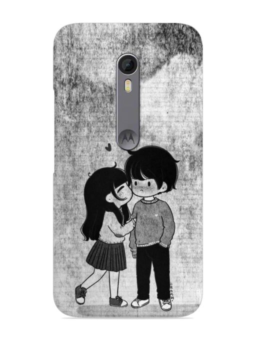 Couple Love Highlights Snap Case for Motorola Moto X Style Zapvi