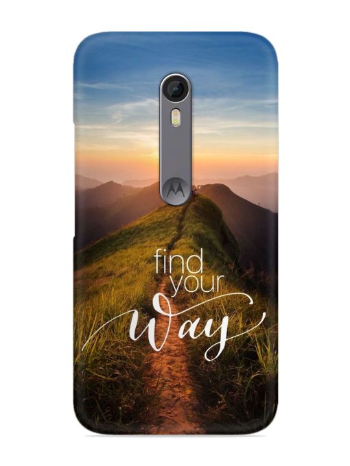 Find Your Way Snap Case for Motorola Moto X Style Zapvi