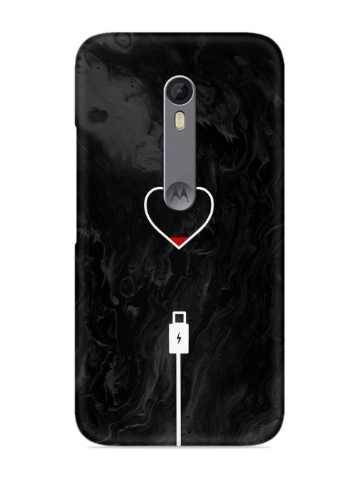 Heart Charging Vector Snap Case for Motorola Moto X Style Zapvi