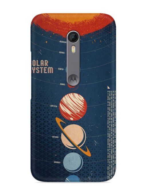 Solar System Vector Snap Case for Motorola Moto X Style Zapvi