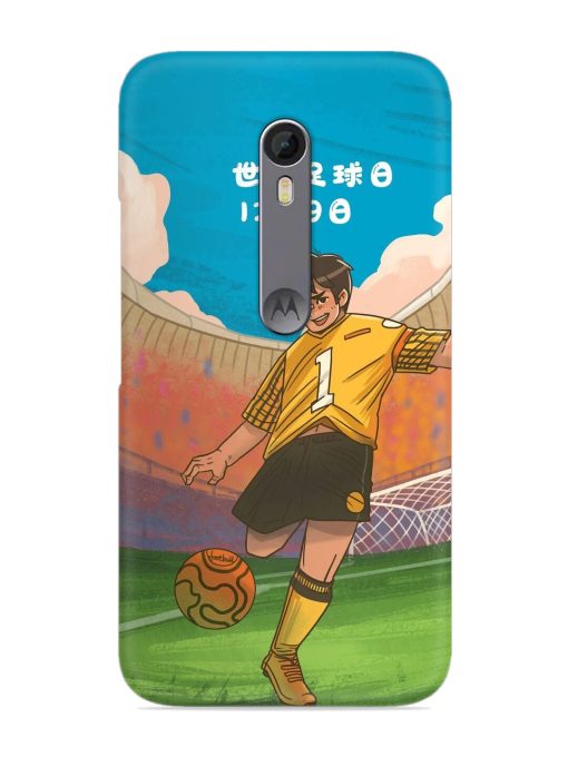 Soccer Kick Snap Case for Motorola Moto X Style Zapvi