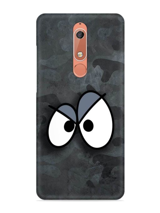 Big Eyes Night Mode Snap Case for Nokia 5.1 Zapvi