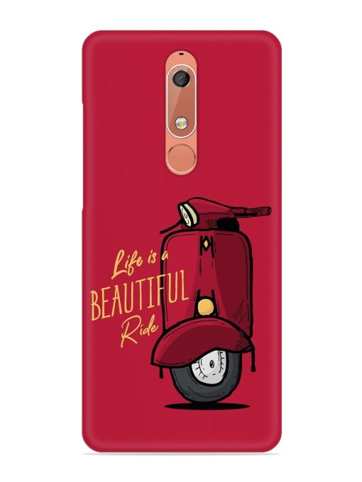 Life Is Beautiful Rides Snap Case for Nokia 5.1 Zapvi