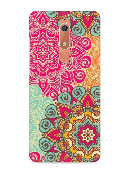 Mandala Seamless Snap Case for Nokia 5.1 Zapvi