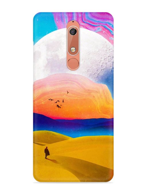 Sandy Desert Snap Case for Nokia 5.1 Zapvi