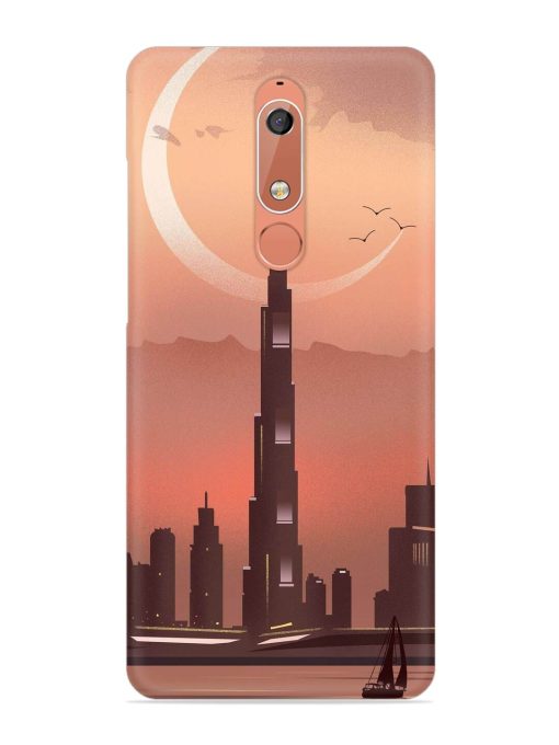 Landmark Burj Khalifa Snap Case for Nokia 5.1 Zapvi