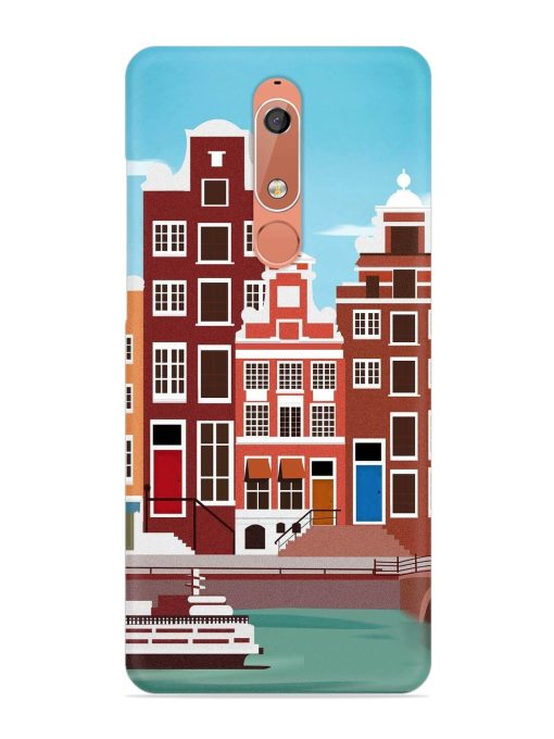 Scenery Architecture Amsterdam Landscape Snap Case for Nokia 5.1 Zapvi