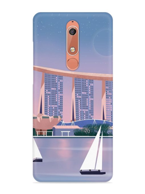 Singapore Scenery Architecture Snap Case for Nokia 5.1 Zapvi