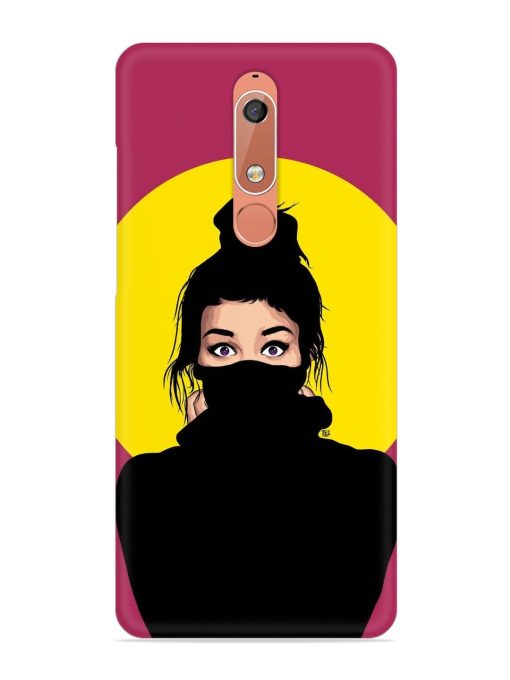 Girly Vector Snap Case for Nokia 5.1 Zapvi