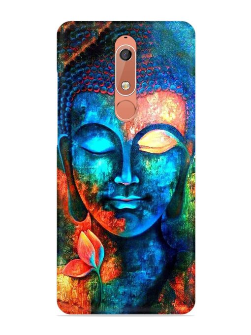 Buddha Painting Snap Case for Nokia 5.1 Zapvi