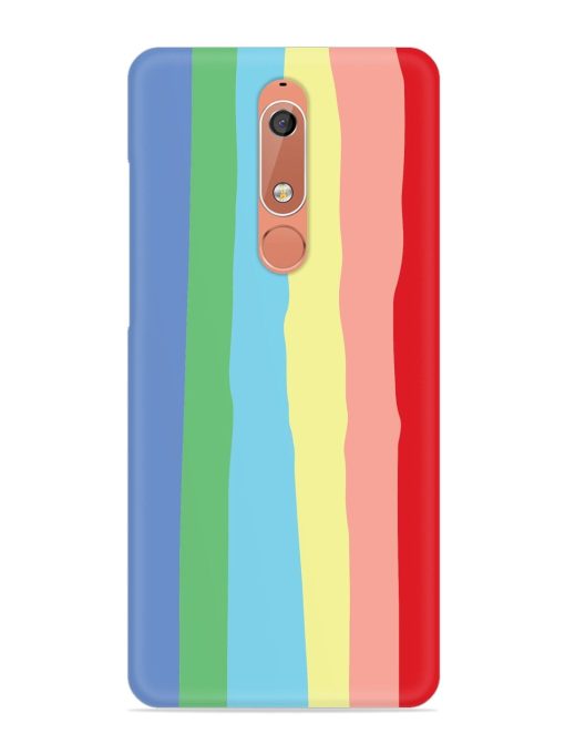 Rainbow Premium Shade Snap Case for Nokia 5.1 Zapvi