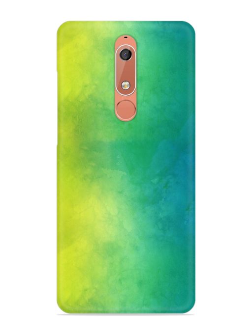 Yellow Green Gradient Snap Case for Nokia 5.1 Zapvi