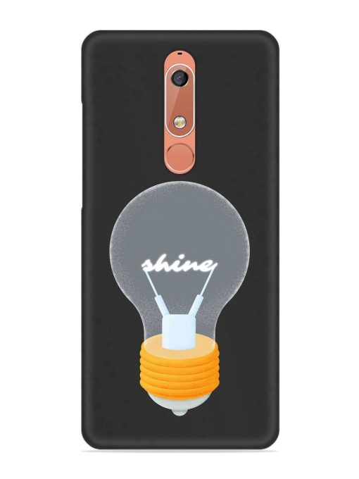 Bulb Background Snap Case for Nokia 5.1 Zapvi