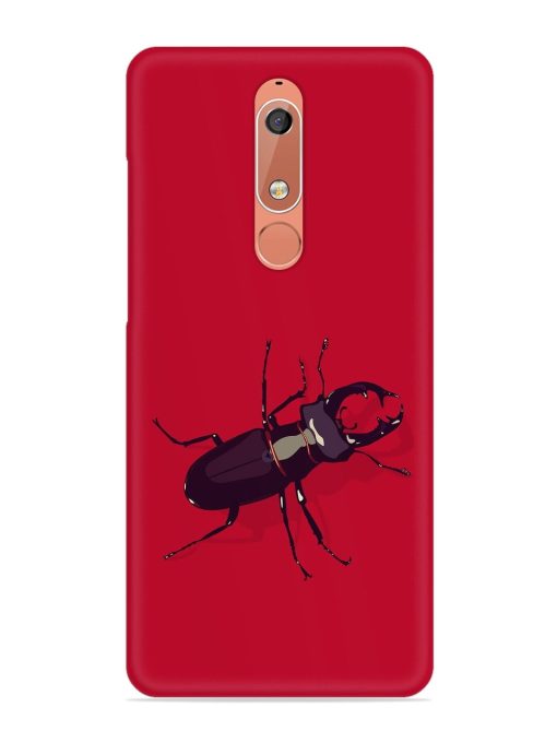 Beetles Snap Case for Nokia 5.1 Zapvi