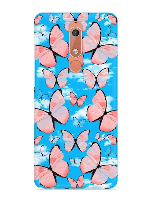 Seamless Pattern Tropical Snap Case for Nokia 5.1