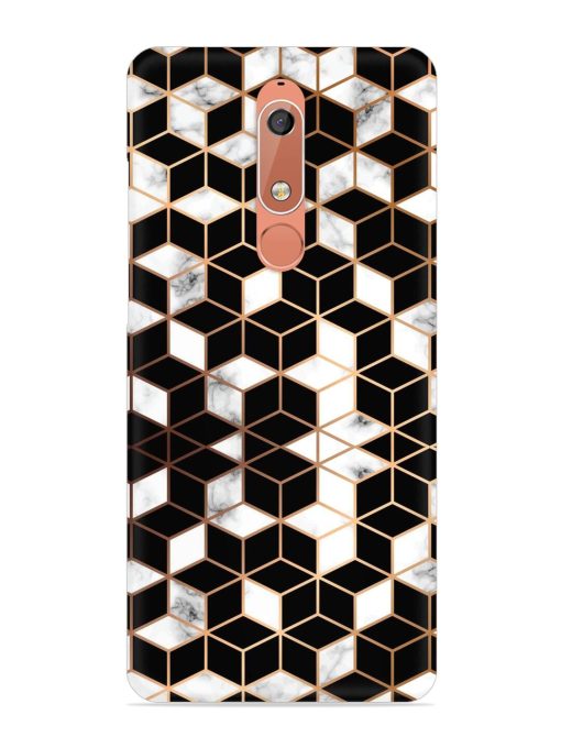 Vector Marble Texture Snap Case for Nokia 5.1 Zapvi