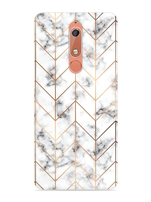 Vector Marble Texture Snap Case for Nokia 5.1 Zapvi