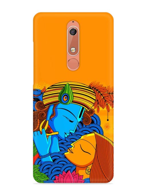 Illustration Hindu Goddess Snap Case for Nokia 5.1 Zapvi