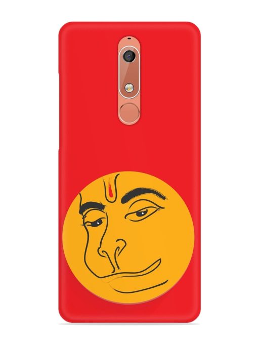 Lord Hanuman Vector Snap Case for Nokia 5.1 Zapvi