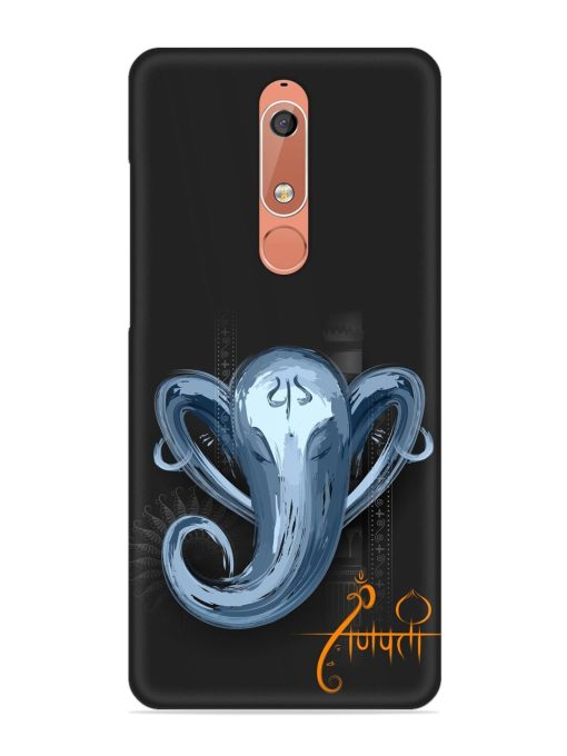 Illustration Lord Ganpati Snap Case for Nokia 5.1 Zapvi