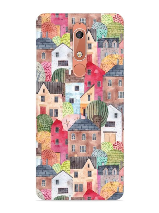 Abstract Seamless Pattern Snap Case for Nokia 5.1 Zapvi