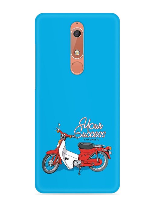 Motorcycles Image Vector Snap Case for Nokia 5.1