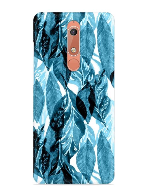 Leaves Pattern Jungle Snap Case for Nokia 5.1 Zapvi